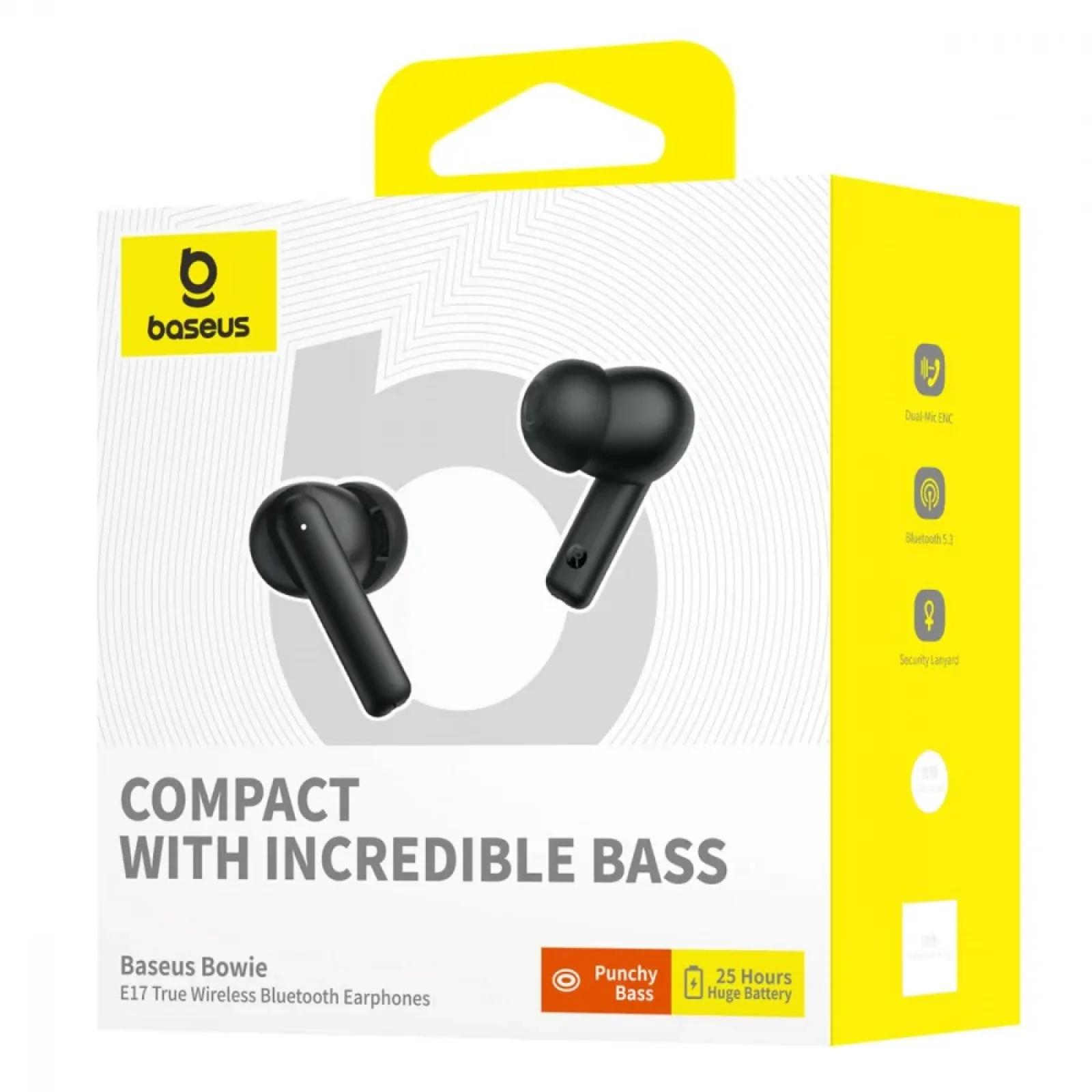 Бездротові навушники Baseus Bowie E17 Black, A00072200113-Z1