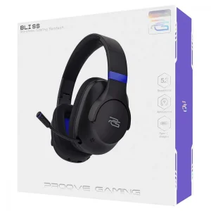 Бездротова ігрова гарнітура Proove Gaming Bliss Black, GHBL00010001