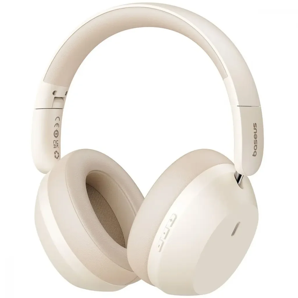Бездротові навушники Baseus Bass 35 Max white (610490003)
