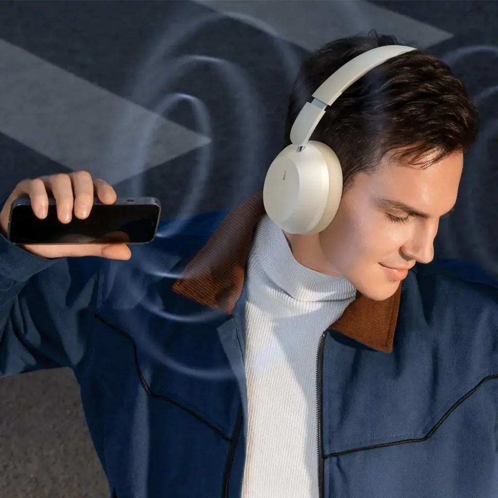 Бездротові навушники Baseus Bass 35 Max white (610490003)