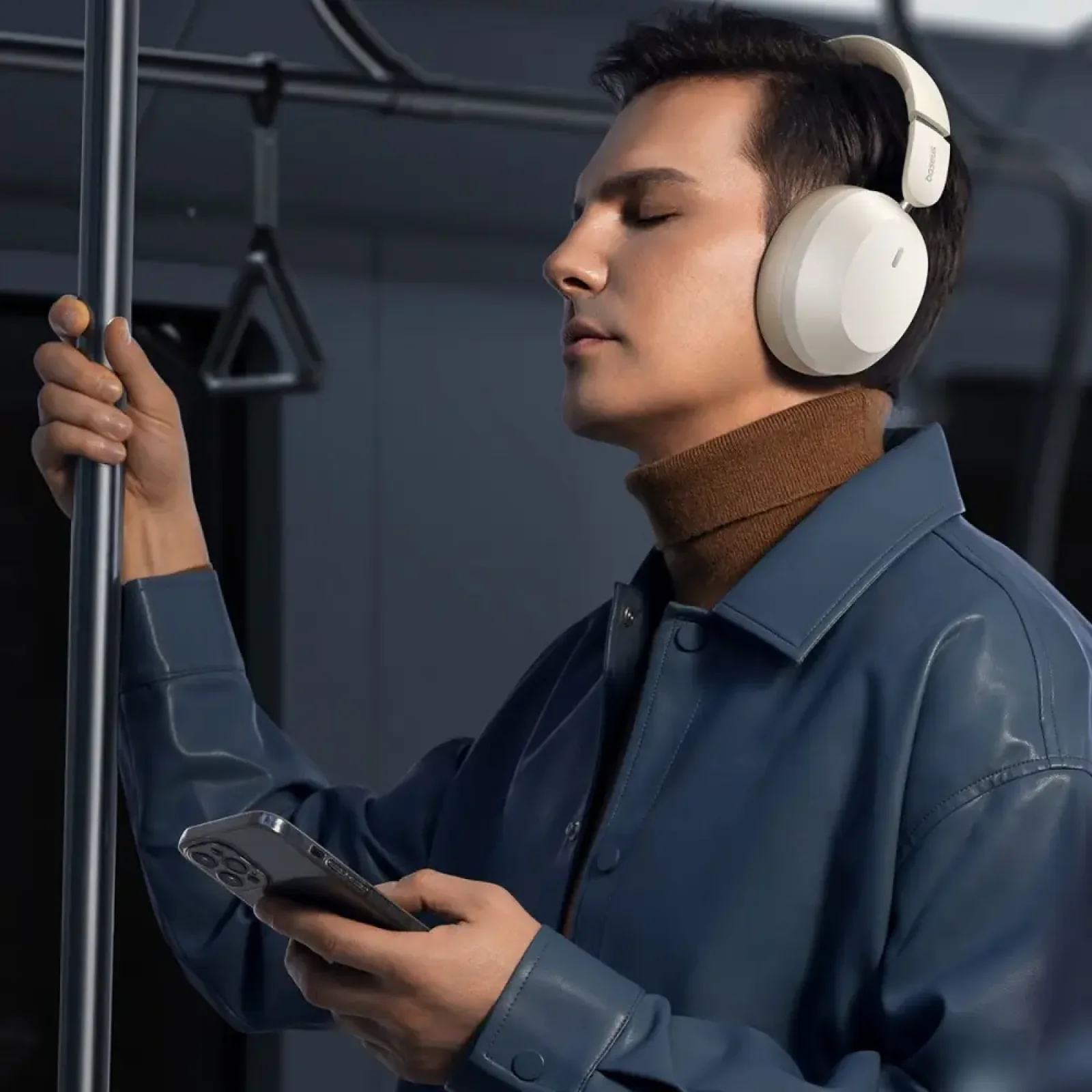 Бездротові навушники Baseus Bass 35 Max gray (610490010)