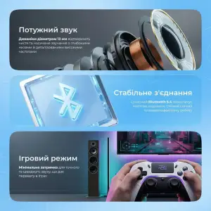 Бездротові навушники Proove Digital Pro TWS with ANC (APP) White
