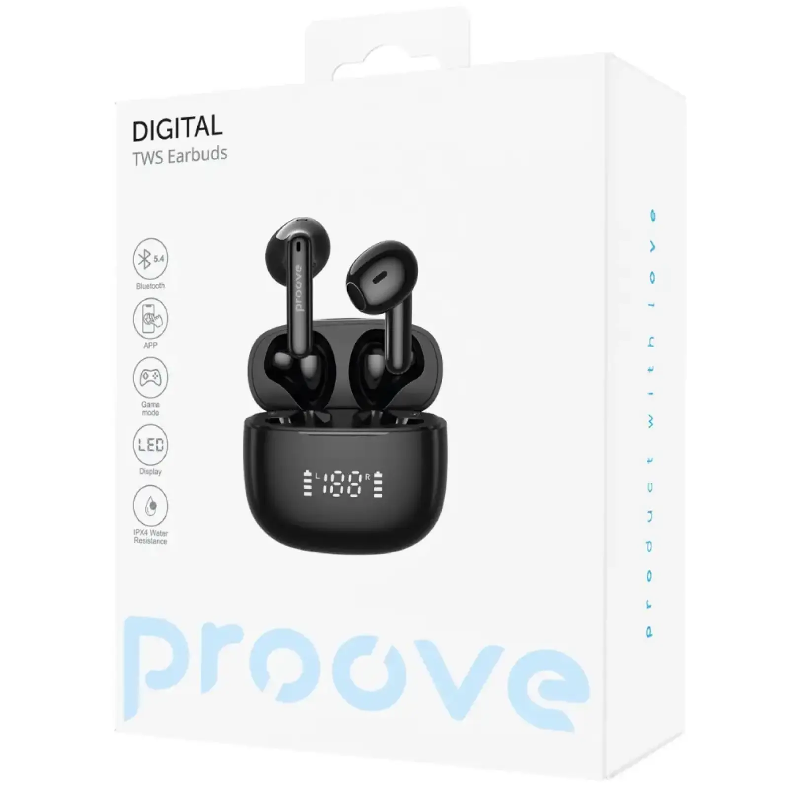 Беспроводные наушники Proove Digital TWS (APP) Black (612150001)