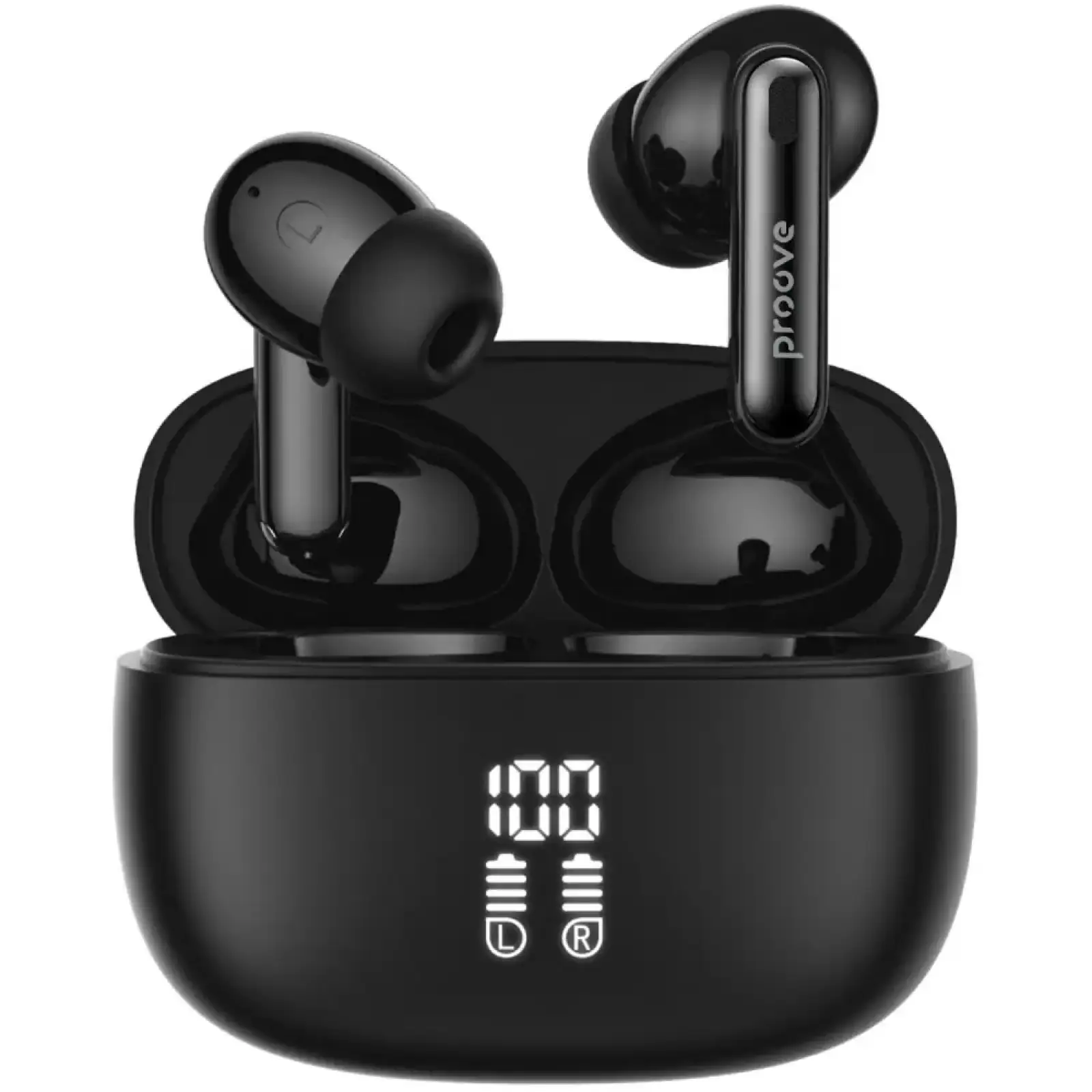 Бездротові навушники Proove Intro Pro TWS with ANC (APP) obsidian Black