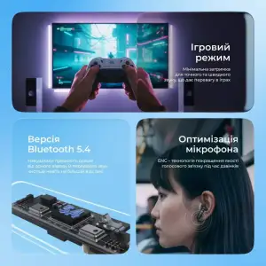 Бездротові навушники Proove Logic TWS (APP) pearl Black