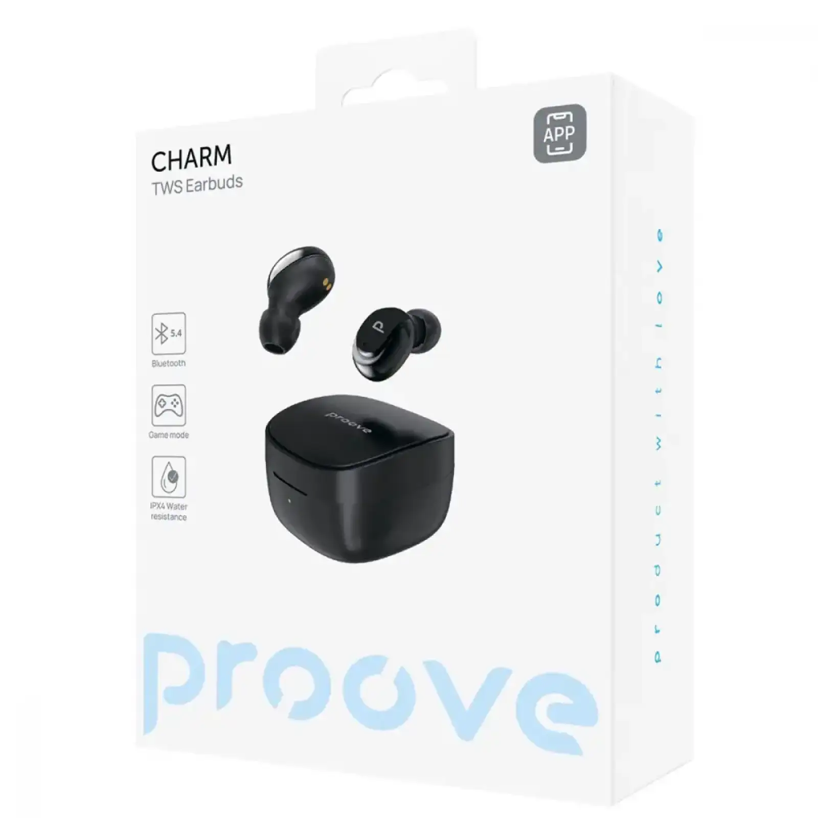 Бездротові навушники Proove Charm TWS (APP) Black