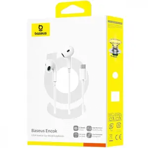 Навушники Baseus Encok CZ19 (Type-C) White