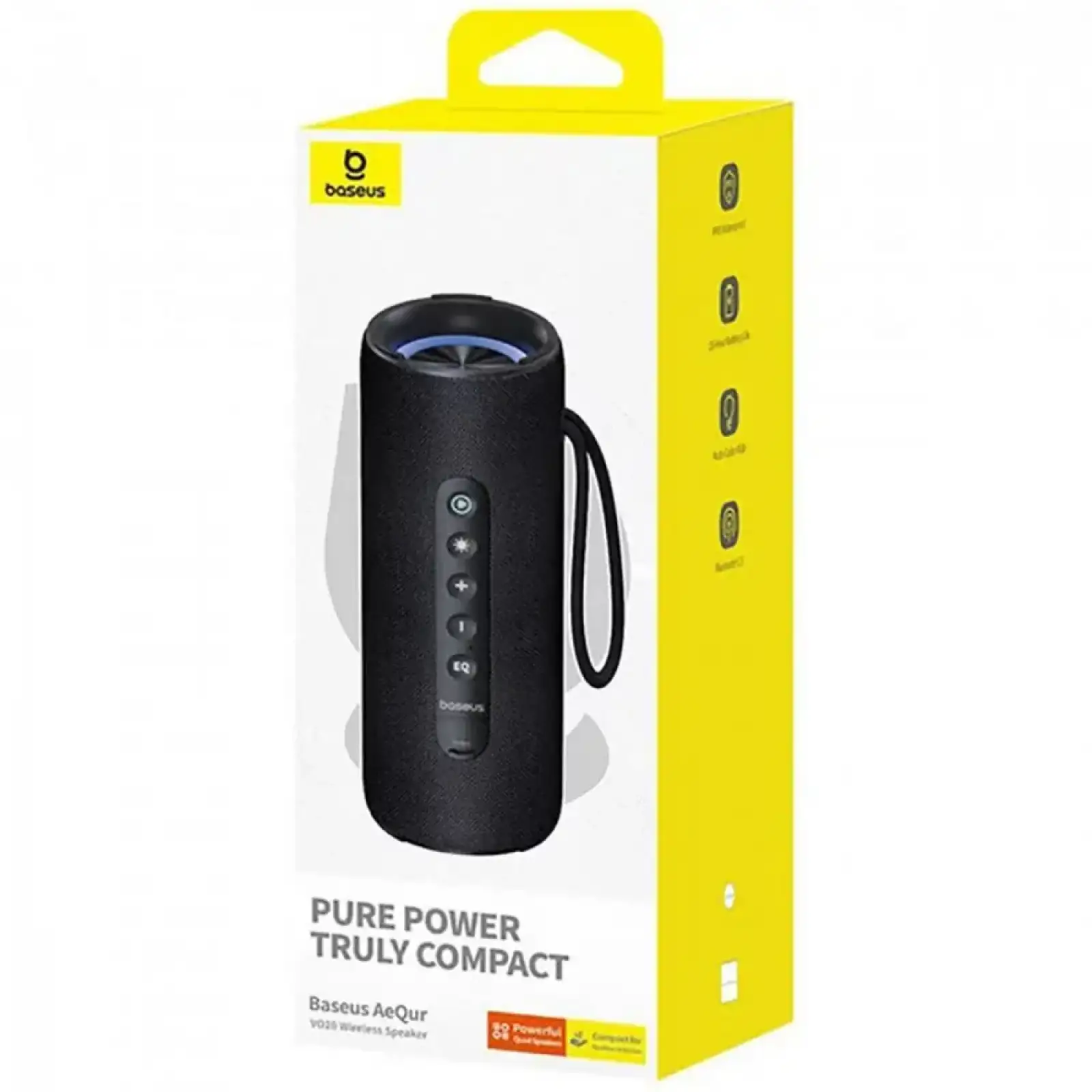 Портативна колонка Baseus AeQur VO20 Black (A20067900117-00)