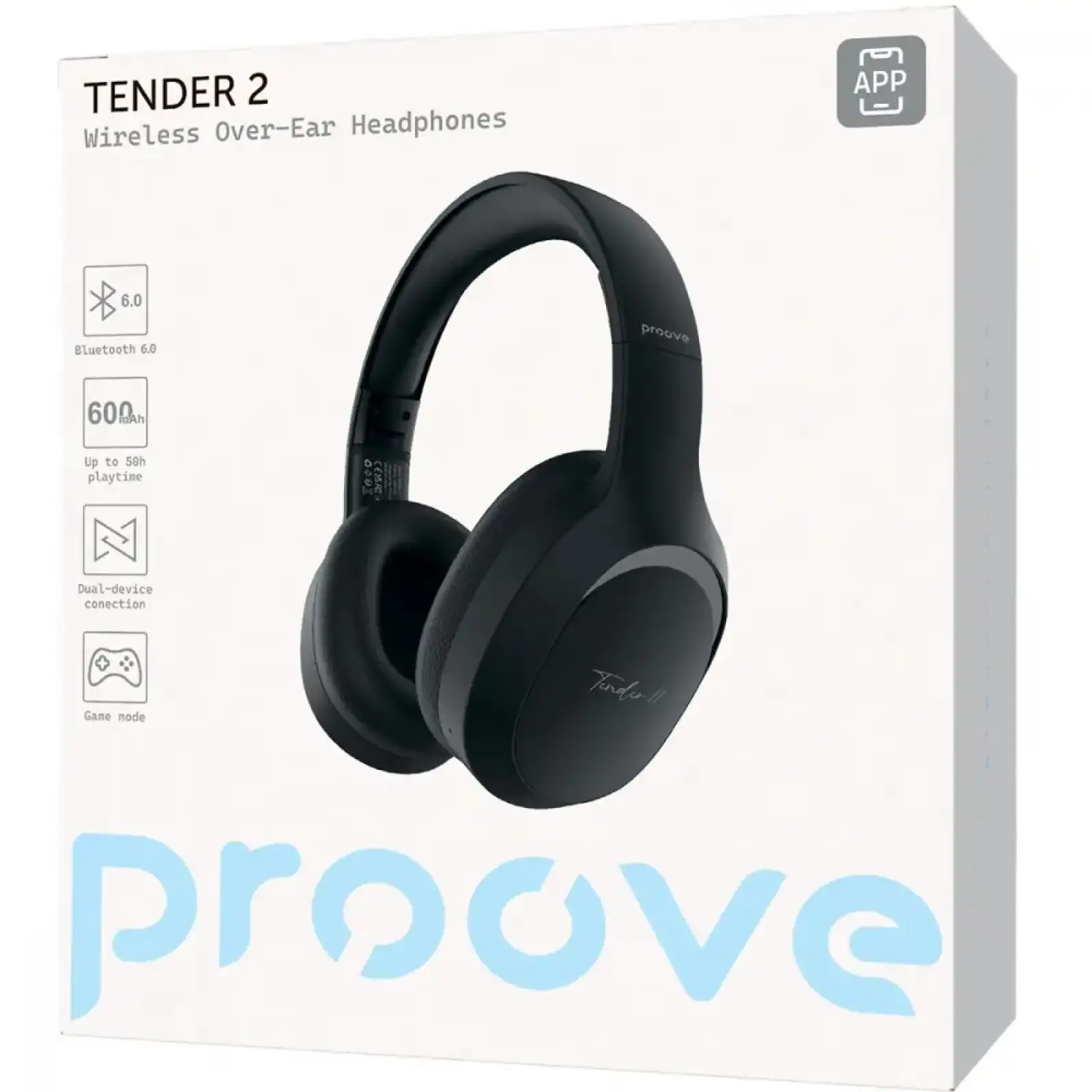 Бездротові навушники Proove Tender 2 (APP) Black