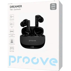 Беспроводные наушники Proove Dreamer with ANC (APP) Black (TWDM0001AP01)