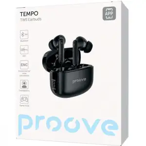 Бездротові навушники Proove Tempo TWS with ANC (APP) Black