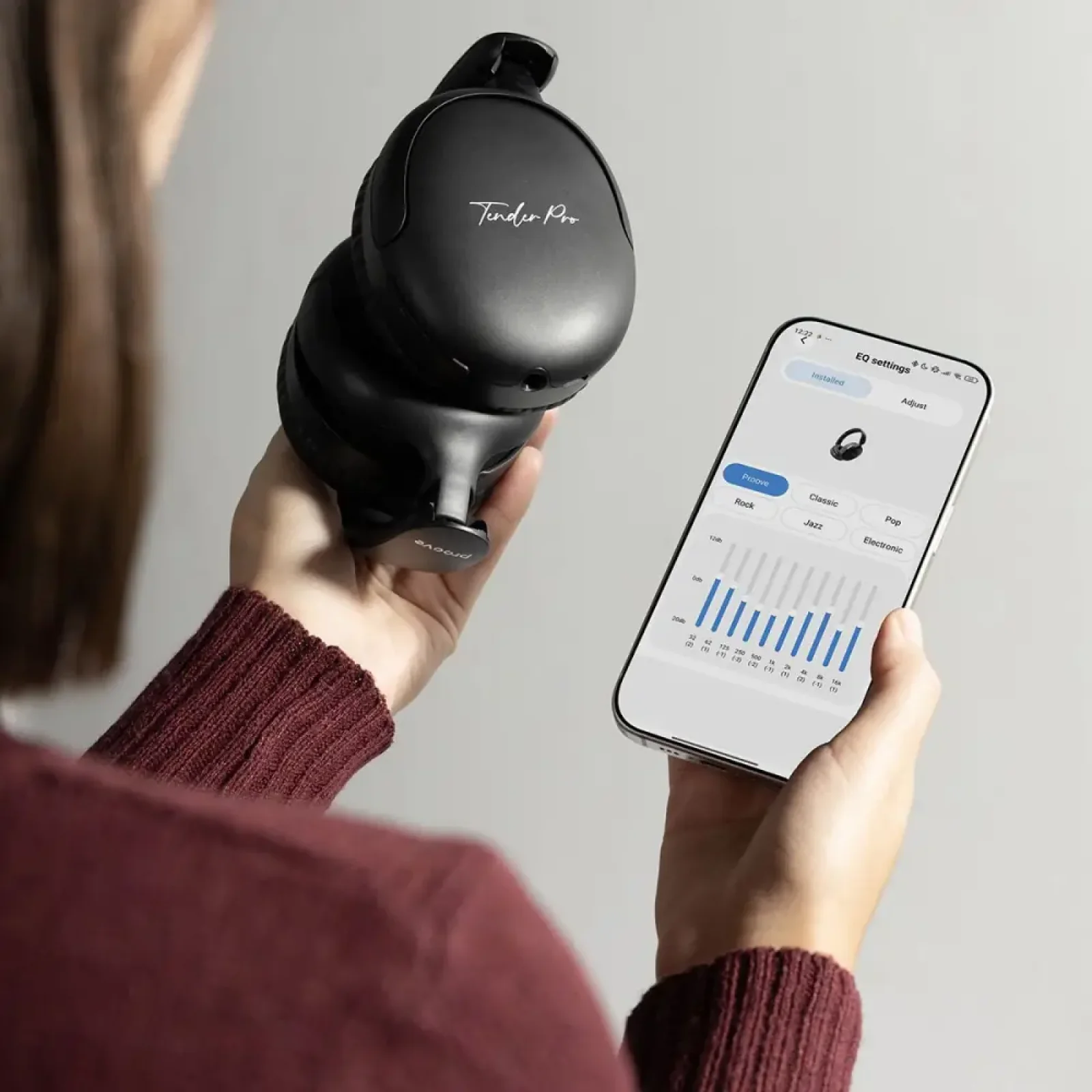 Бездротові навушники Proove Tender Pro with ANC (APP) Black (HPTP0001AP01)