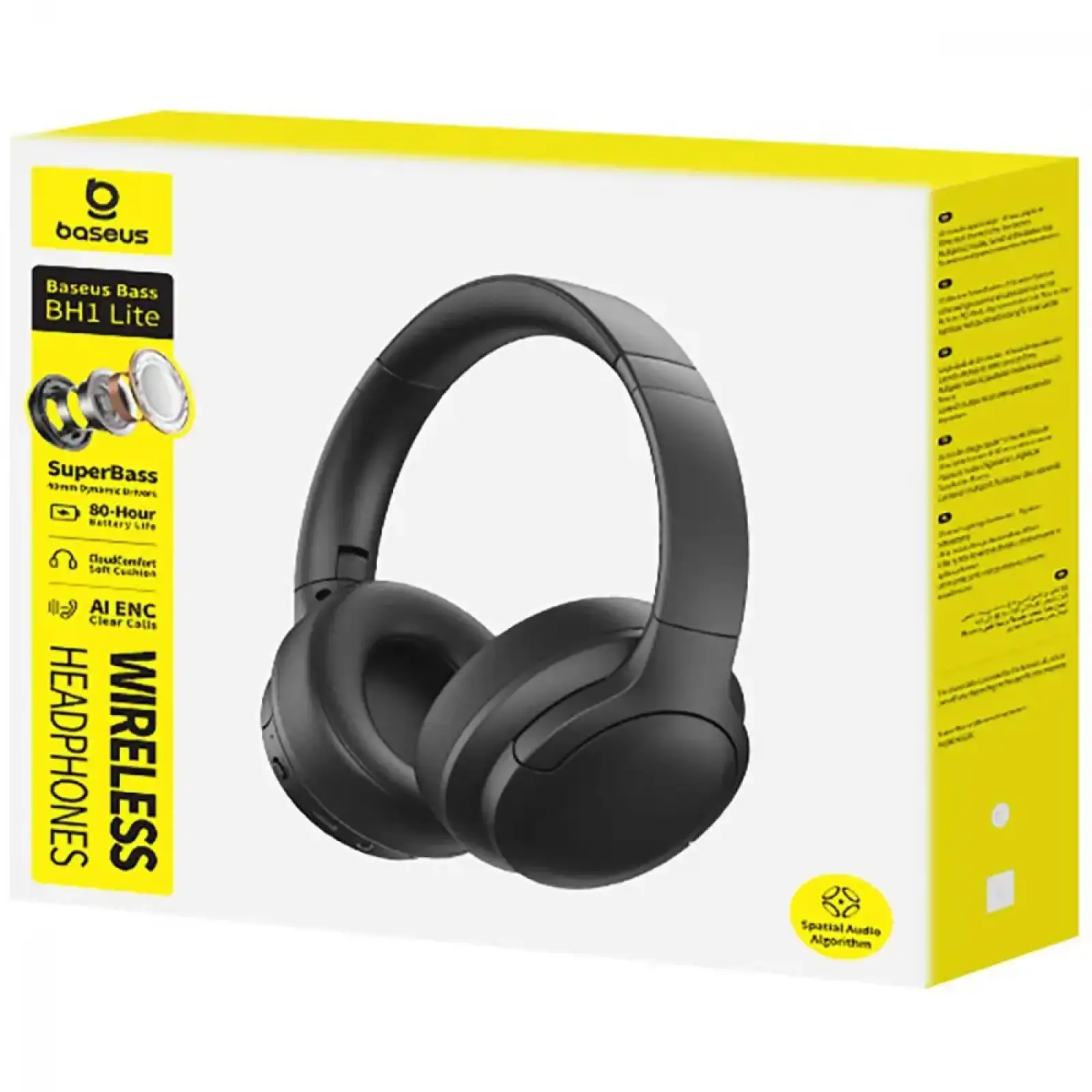 Беспроводные наушники Baseus Bass BH1 Lite White