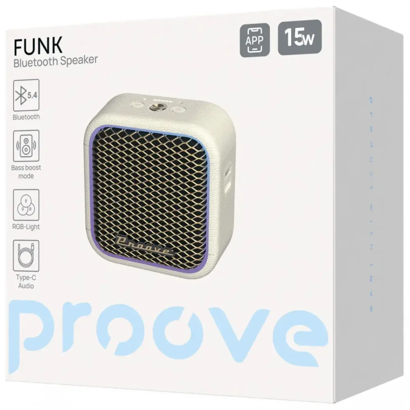 Портативная акустика Proove Funk 15W (APP) Black (PSFN1501AP01)