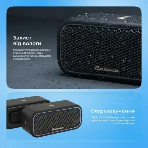 Портативная акустика Proove Funk 40W (APP) Black (PSFN4001AP01)