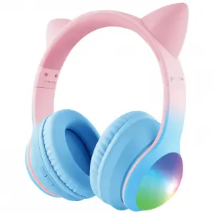 Бездротові навушники Proove Kids LumiCat (APP) Blue/Pink (HPLC0001AP26)