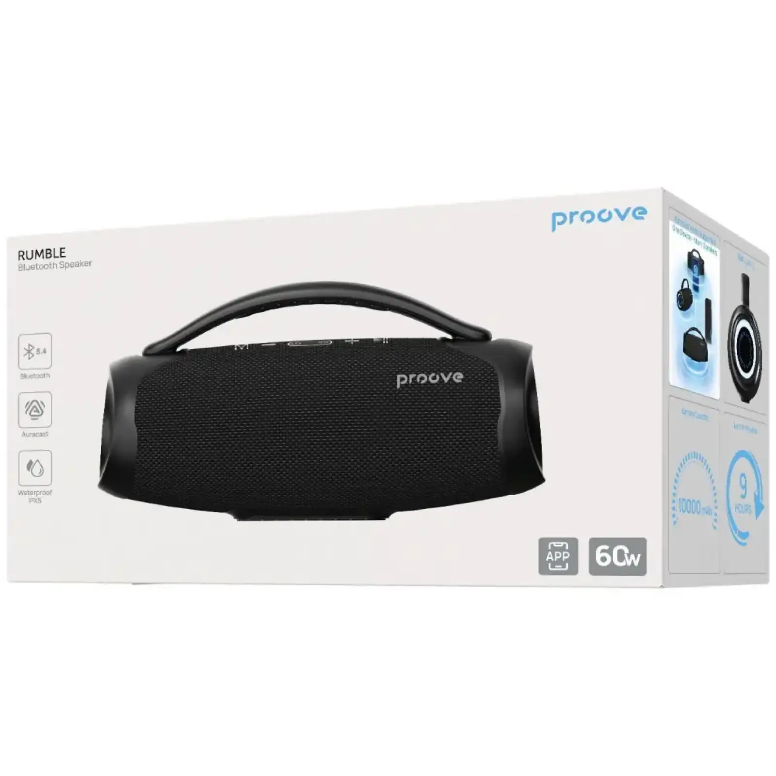 Портативна акустика Proove Rumble 60W (APP) Black