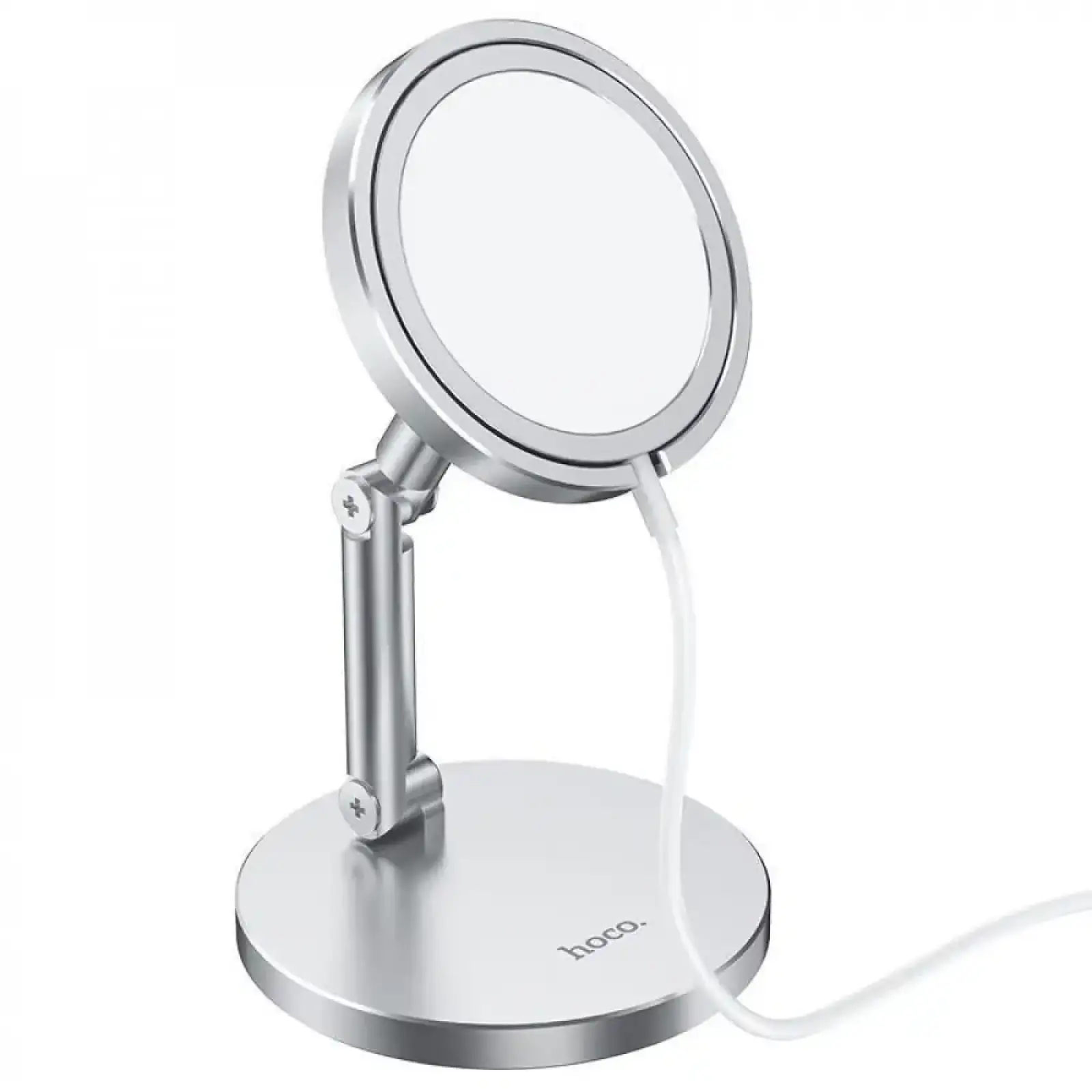 Підставка для магнітної беспровідної зарядки Hoco PH39 Daring silver