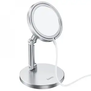 Підставка для магнітної беспровідної зарядки Hoco PH39 Daring silver