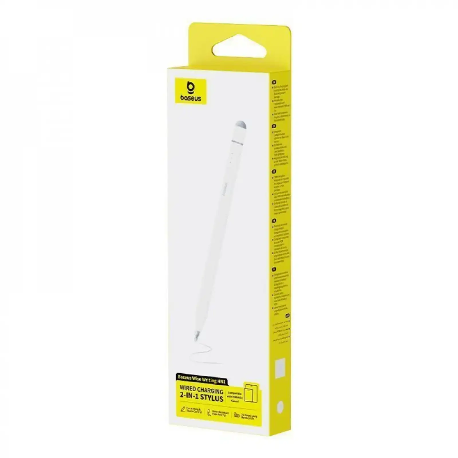 Стилус Baseus Wise Writing HN1 Universal Version Charging 2-in-1 White