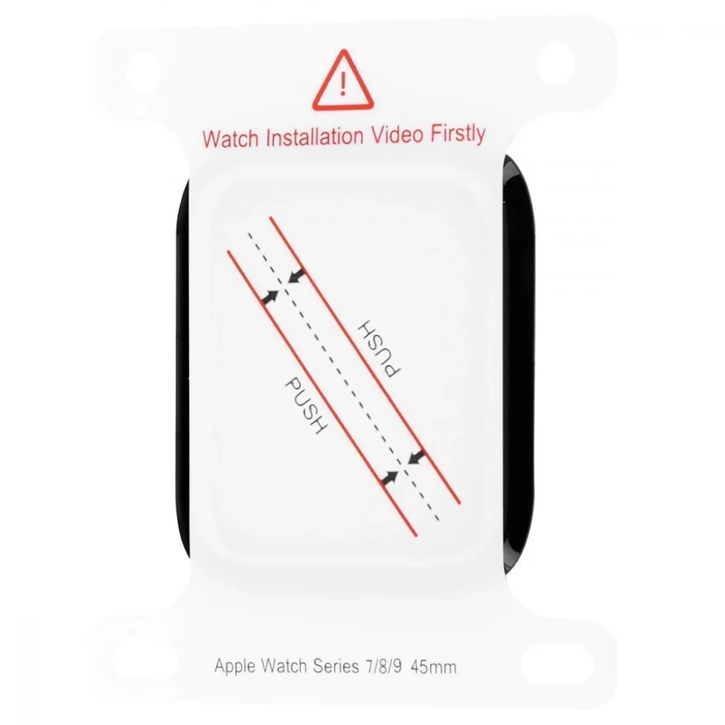 Захисне скло Proove Achilles Apple Watch Series 7/8/9 45 mm Black, PGPWS945MM01