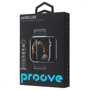Защитное стекло Proove Achilles Apple Watch Series 4/5/6/SE/SE2 44 mm Black, PGPWSE244001