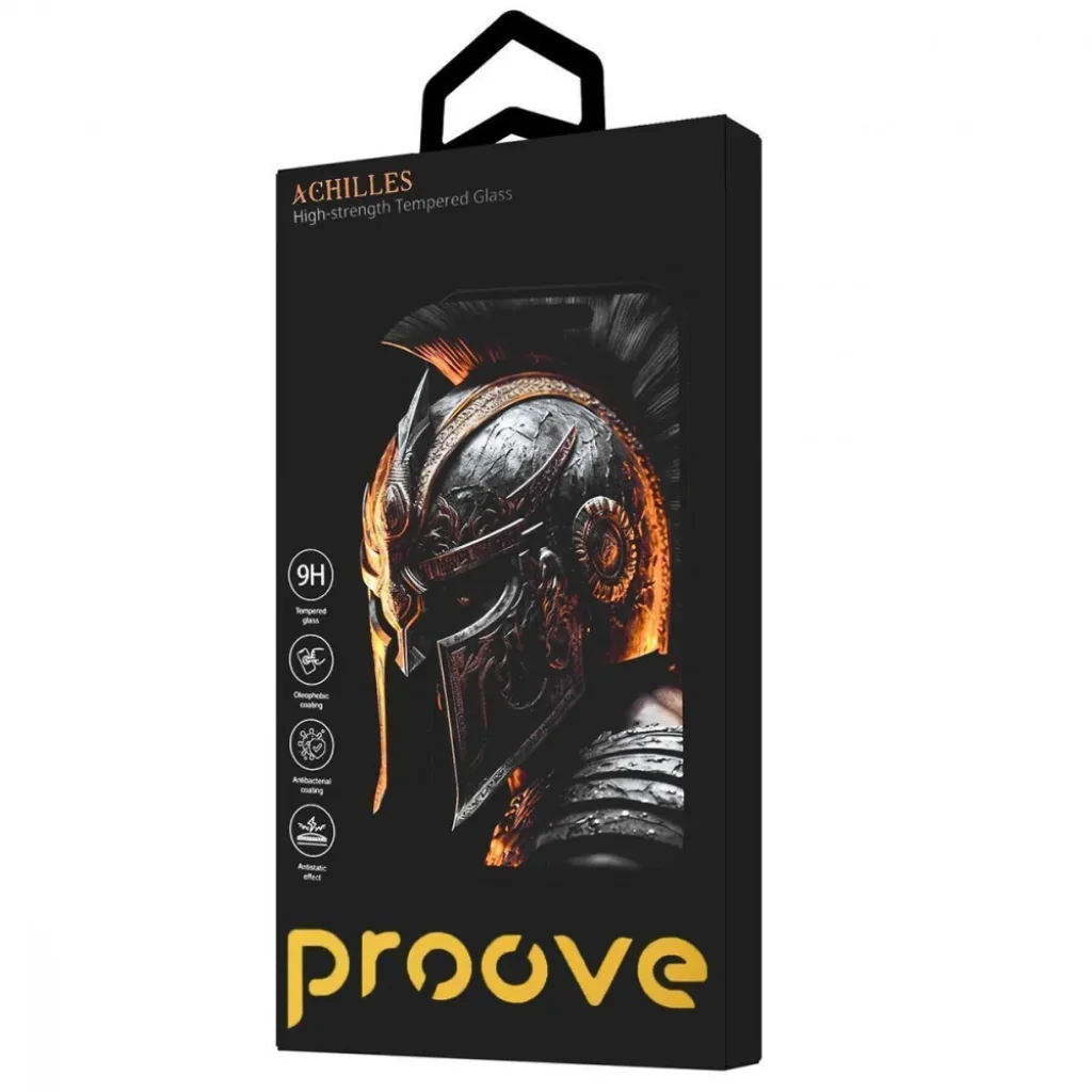 Защитное стекло Proove Achilles iPhone 16 Pro Max Black