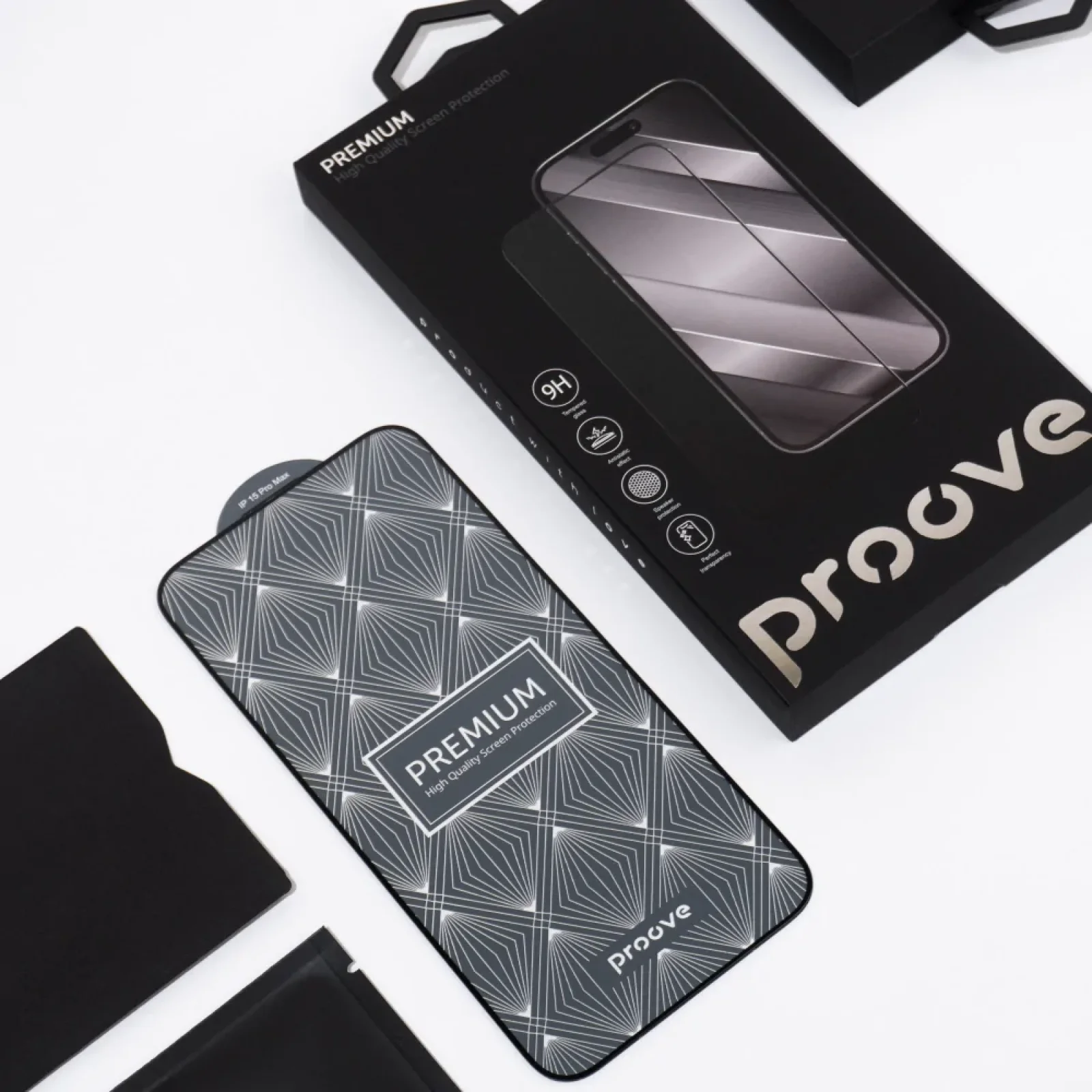 Захисне скло Proove Premium iPhone 16 Pro Max Black