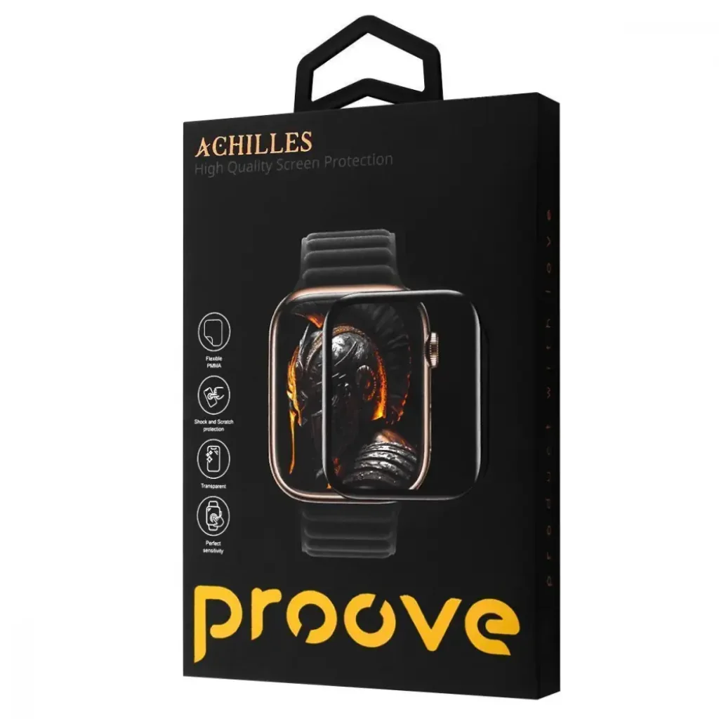 Защитное стекло Proove Achilles Apple Watch Series 10 46mm Black