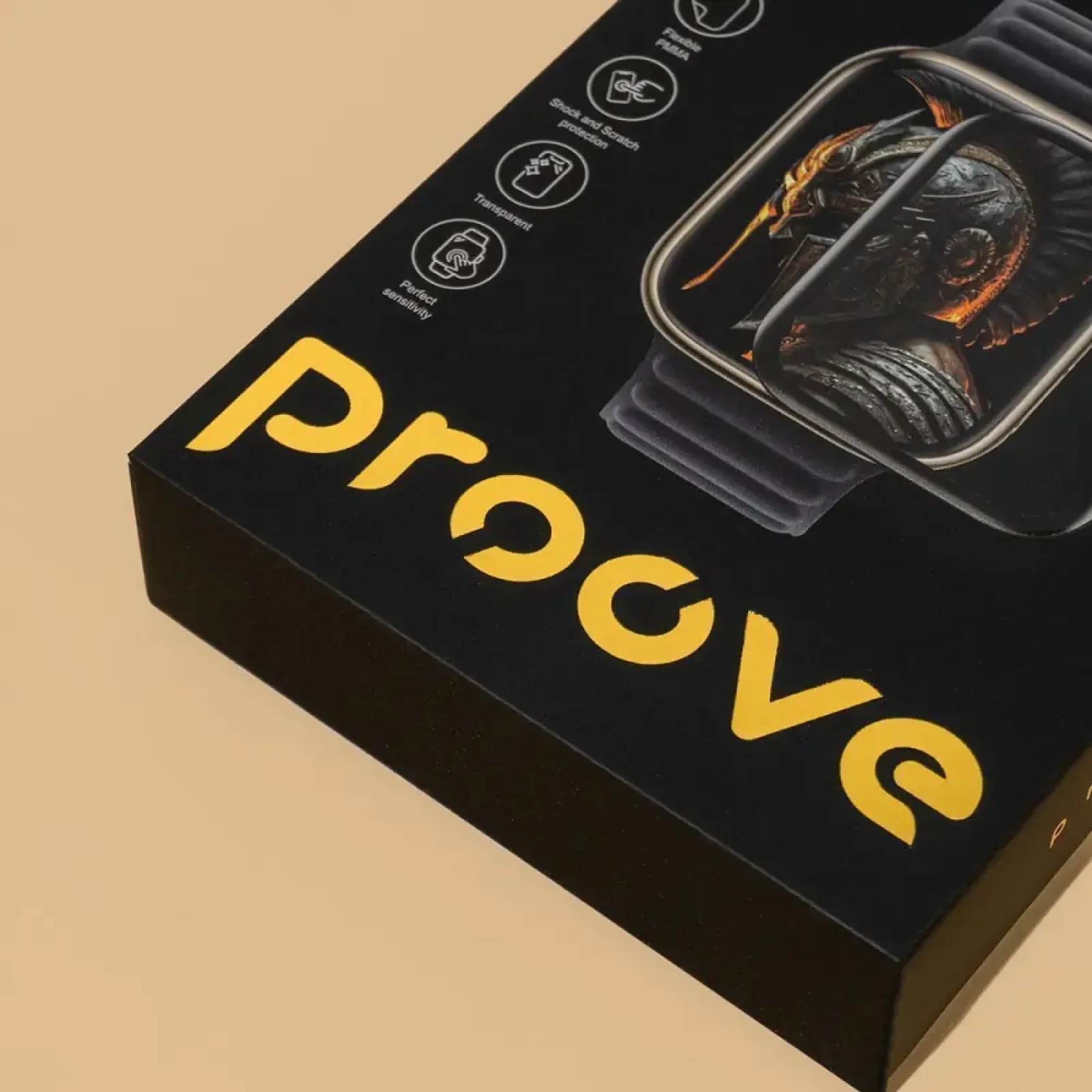 Захисне скло Proove Achilles Apple Watch Series 10 46mm Black