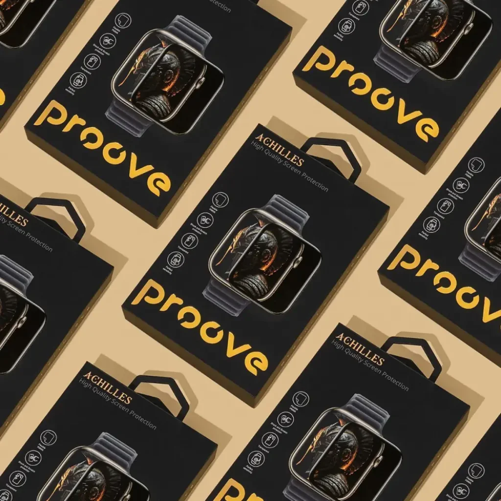 Защитное стекло Proove Achilles Apple Watch Series 10 46mm Black