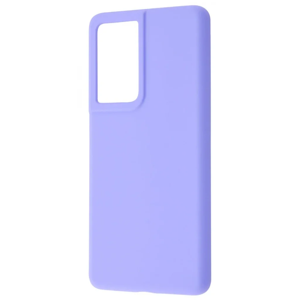 Чохол WAVE Full Silicone Cover Samsung Galaxy S21 Ultra (G998B) Light Purple