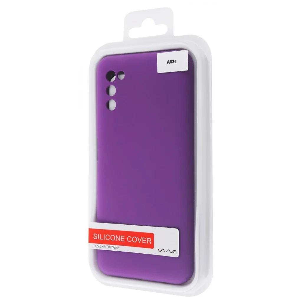 Чохол WAVE Full Silicone Cover Samsung Galaxy A03s (A037F) Light Purple
