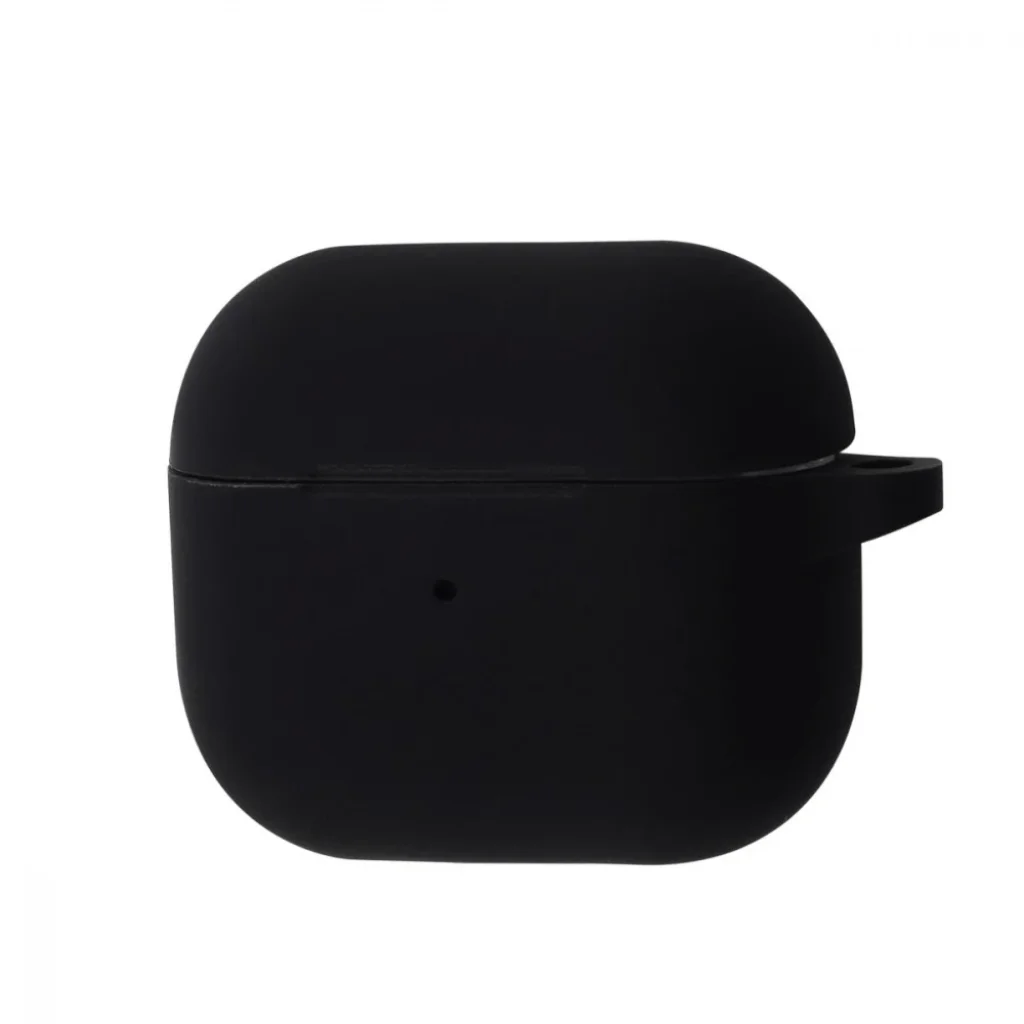 Чохол Silicone Case New with Clip for AirPods 3 Black