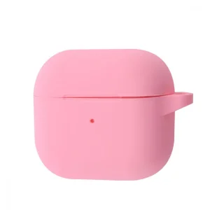 Чохол Silicone Case New with Clip for AirPods 3 Pink