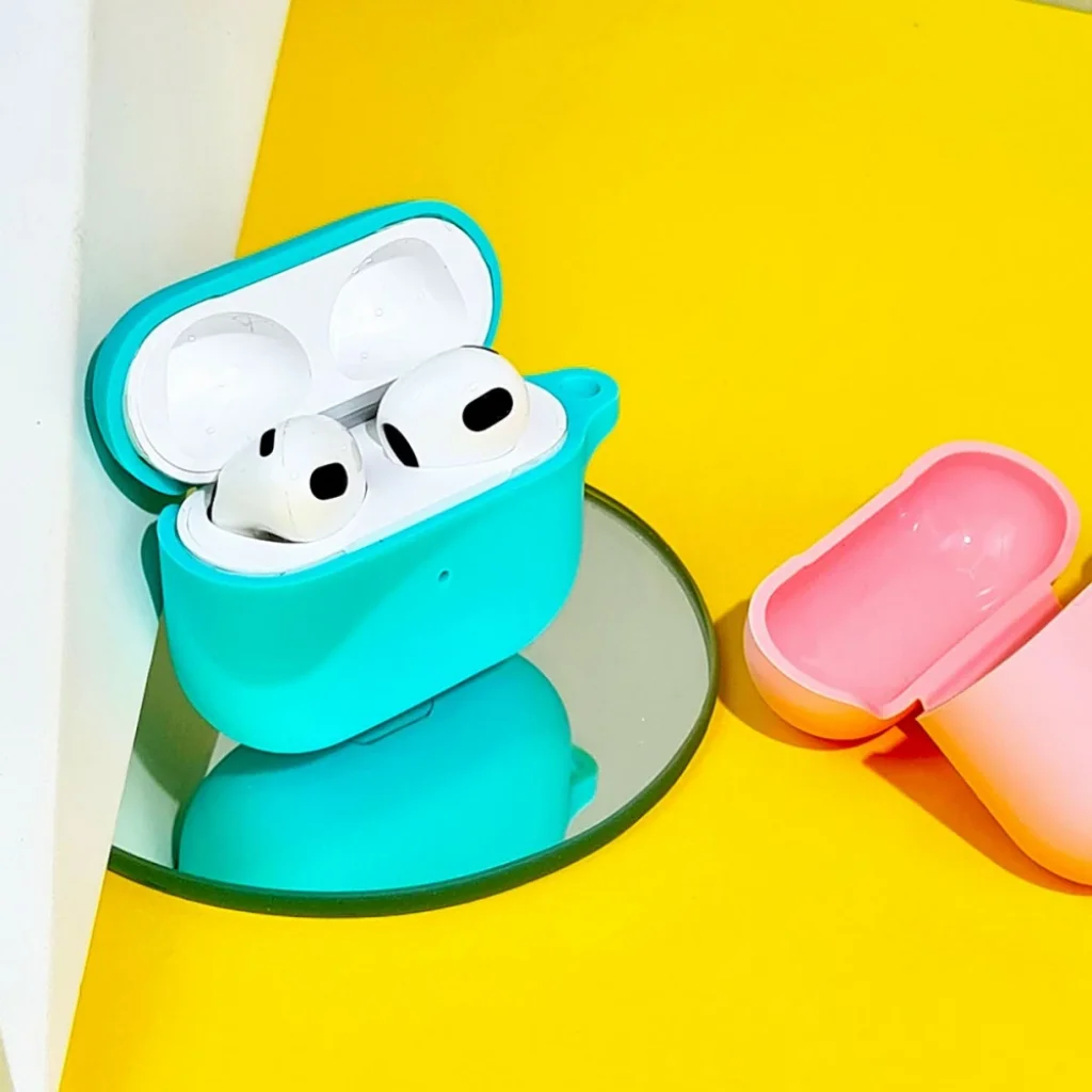 Чохол Silicone Case New with Clip for AirPods 3 Dark Gray