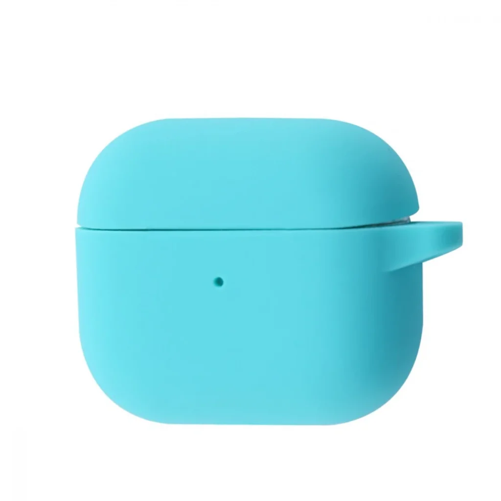 Чохол Silicone Case New with Clip for AirPods 3 Turquoise