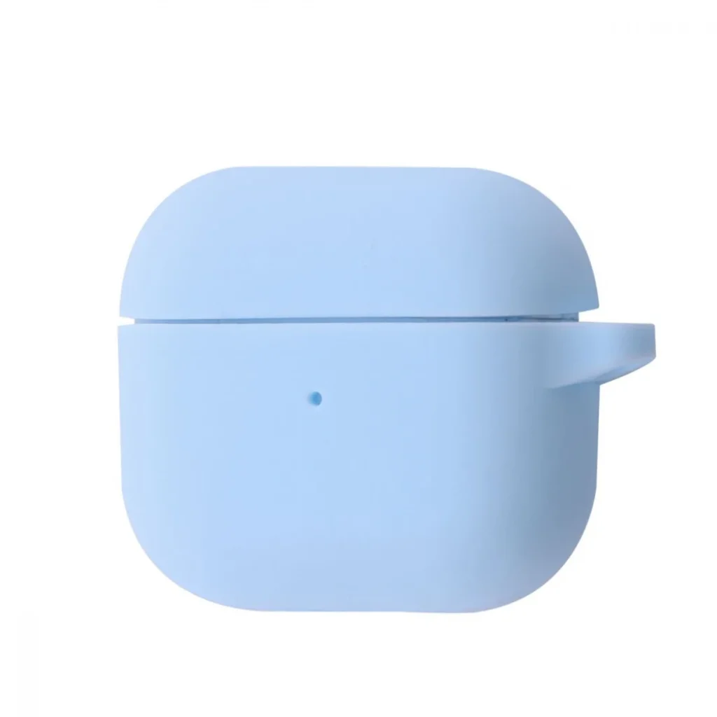 Чохол Silicone Case New with Clip for AirPods 3 Sky Blue