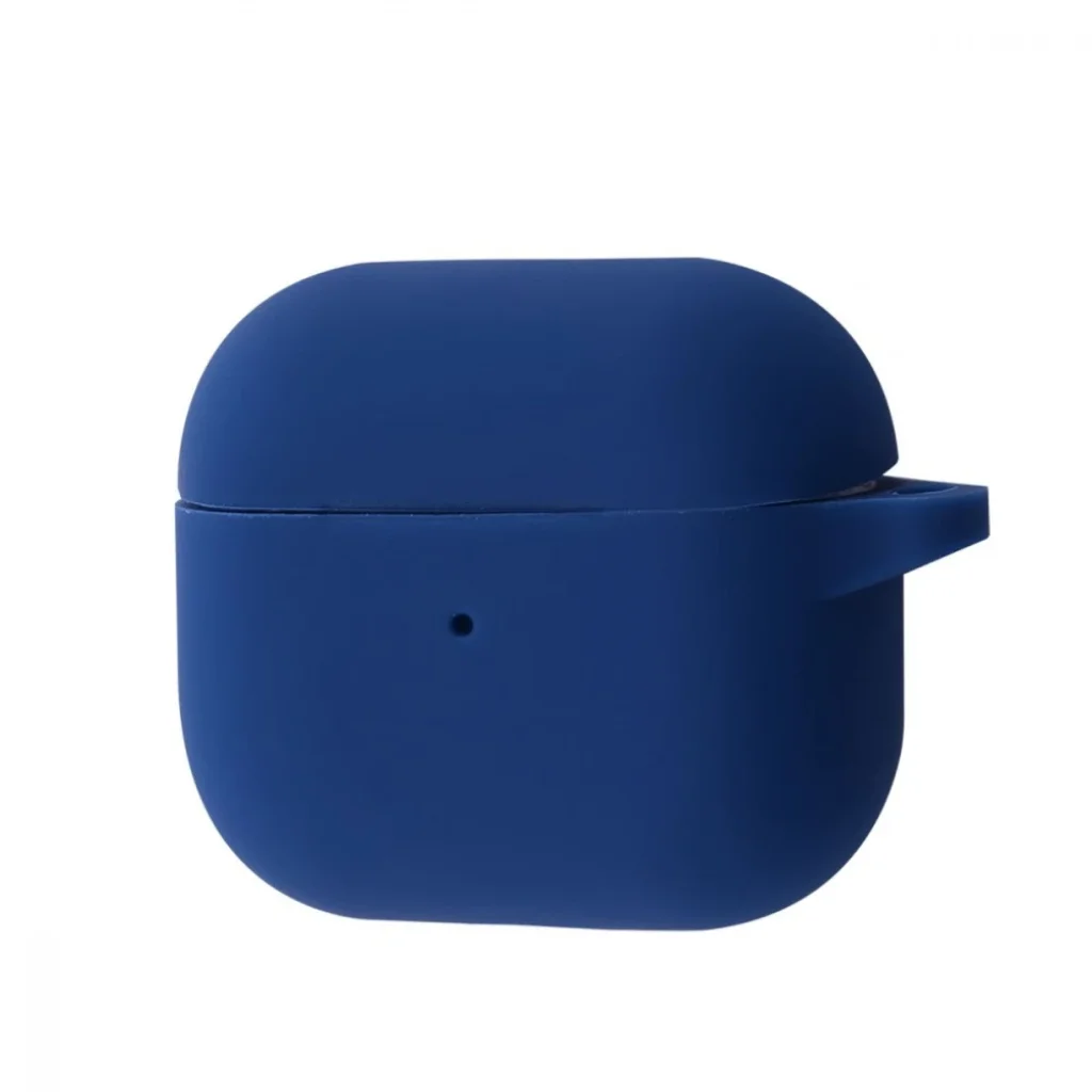 Чохол Silicone Case New with Clip for AirPods 3 Blue Cobalt