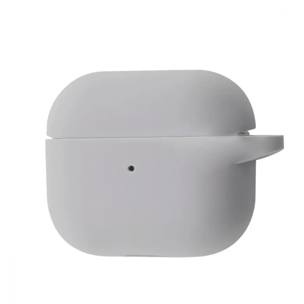 Чохол Silicone Case New with Clip for AirPods 4 Gray
