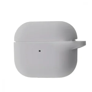 Чохол Silicone Case New with Clip for AirPods 3 Gray