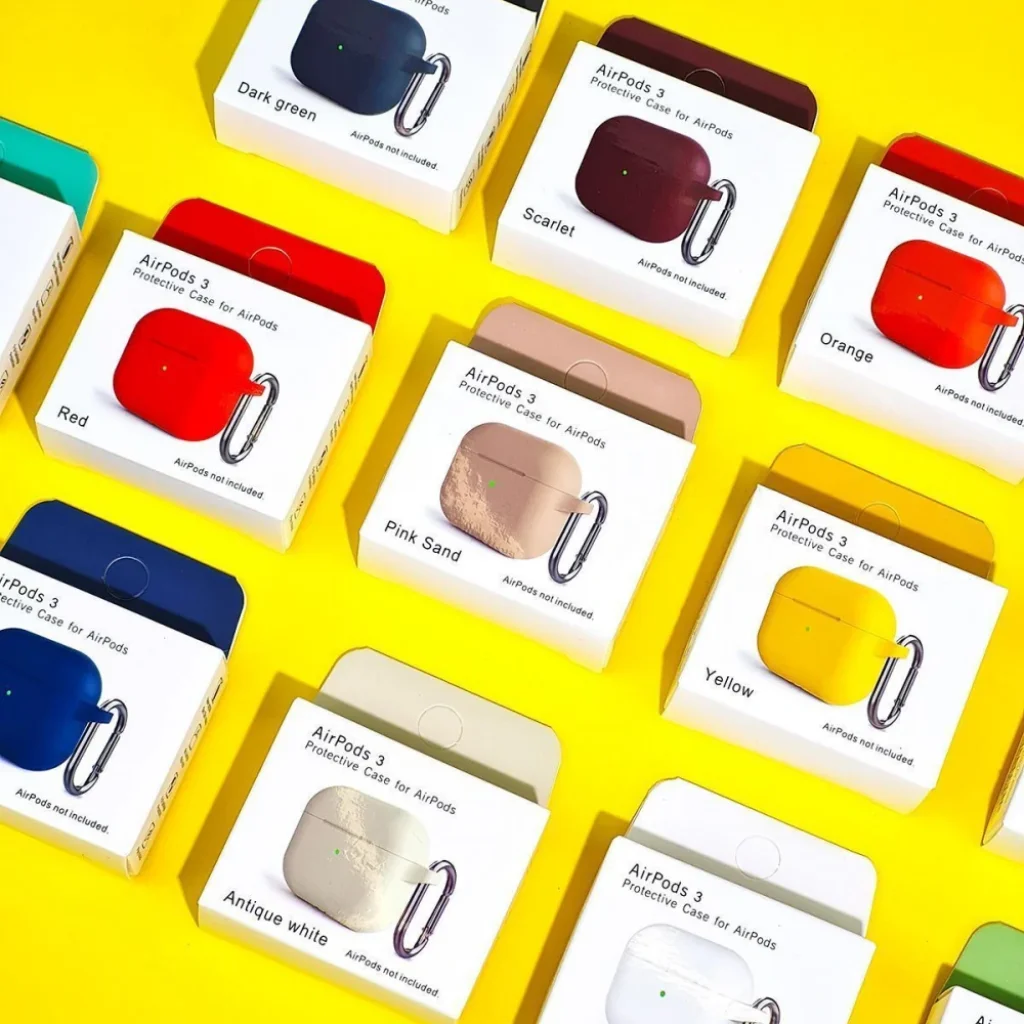Чохол Silicone Case New with Clip for AirPods 3 Luminescent