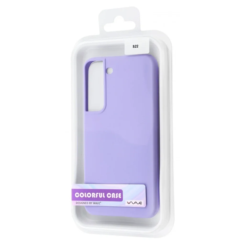 Чехол WAVE Colorful Case (TPU) Samsung Galaxy S22 (S901B) Black
