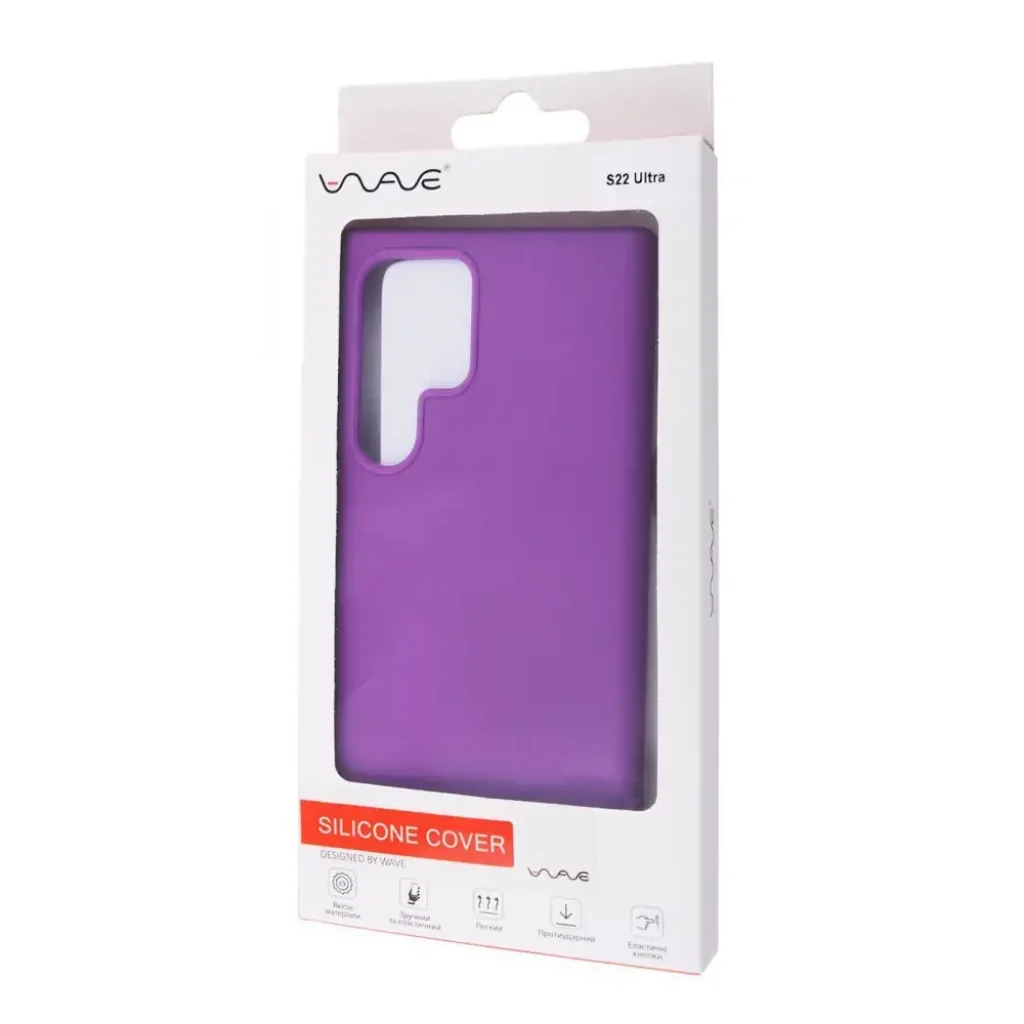 Чохол WAVE Full Silicone Cover Samsung Galaxy S22 Ultra (S908B) White