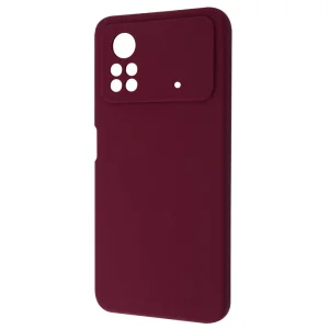 Колір: Бордовий - Чохол WAVE Full Silicone Cover Xiaomi Poco X4 Pro 5G Plum