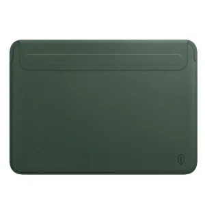 Колір: Зелений - Чохол WIWU Skin Pro 2 Leather Sleeve for MacBook Pro 14,2" Green