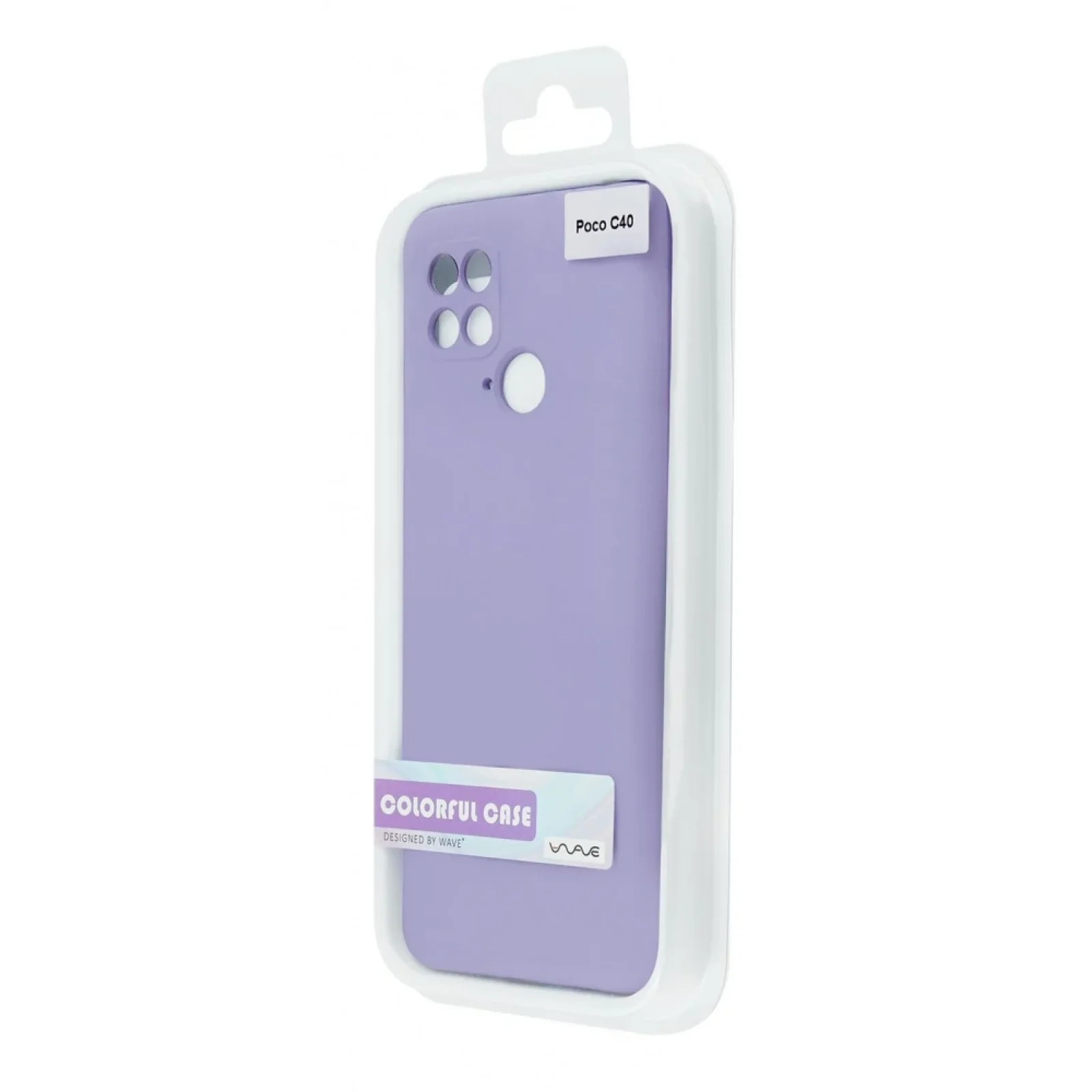 Чохол WAVE Colorful Case (TPU) Xiaomi Poco C40 Black Currant