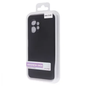 Чохол WAVE Colorful Case (TPU) Xiaomi Redmi Note 12 4G Black Currant