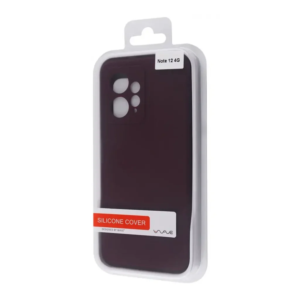 Чохол WAVE Full Silicone Cover Xiaomi Redmi Note 12 4G Black