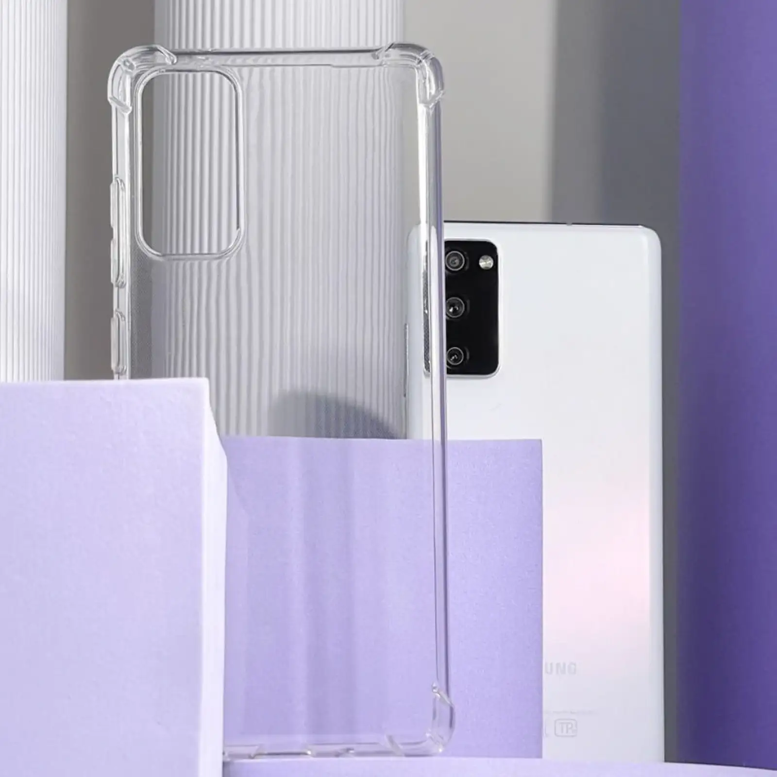 Чехол WXD Silicone 0.8 mm HQ Motorola E13 Clear